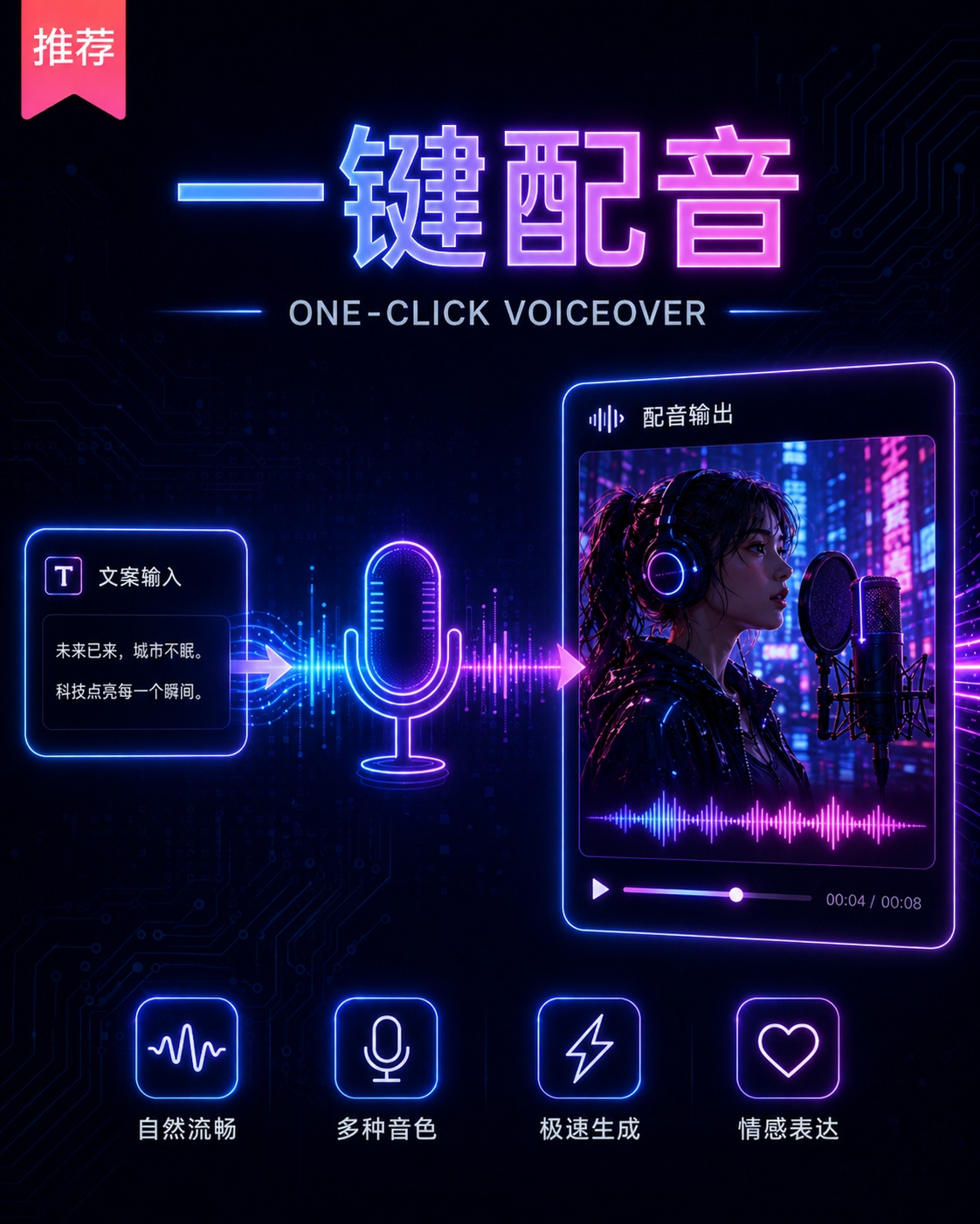 AI 口播视频生成示例